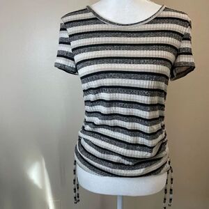 BCX| Large| Open back| Stretch| Soft| Striped